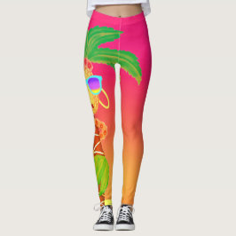 Legging Pernas de Hula Palm
