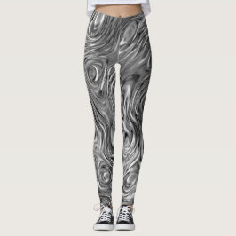 Legging Pernas de impressão Molten