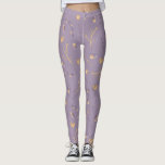 Legging Pernas de inverno escandinavas<br><div class="desc">leggings de padrões de inverno escandinavos com galhos de árvores e corações em dois tons de aquecimento</div>