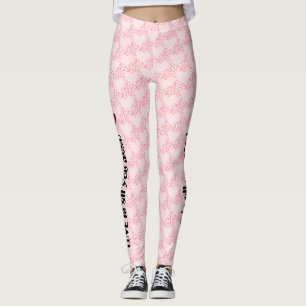 Legging Pernas de ioga bolinhas de forma cardíaca