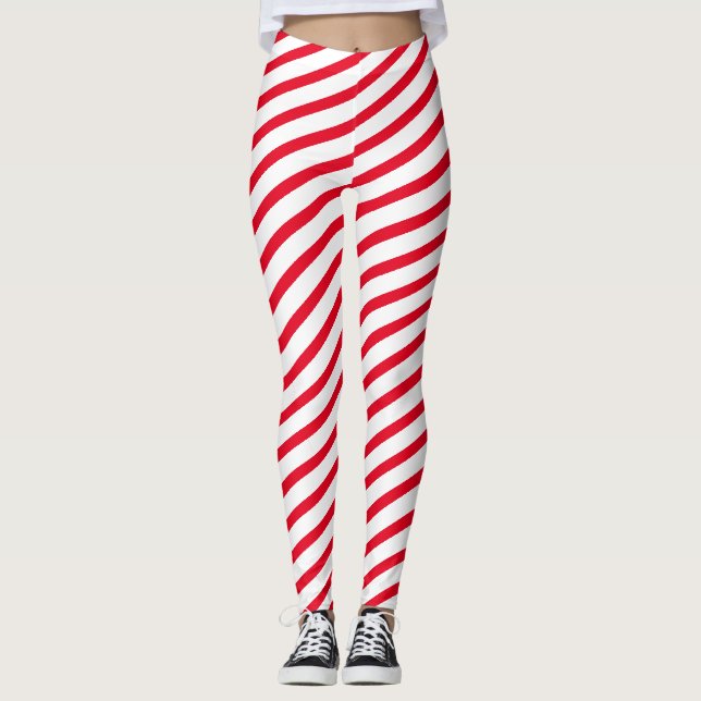 Legging Pernas de Malhação com faixa de canas doce (Frente)