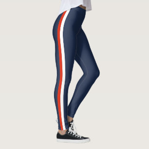 Legging Pernas de malhação com faixa lateral - suas cores