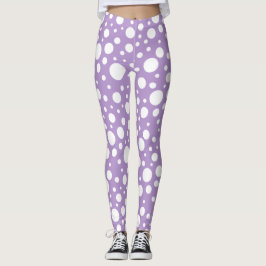 Legging Pernas de manchas roxas