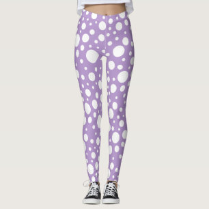 Legging Pernas de manchas roxas