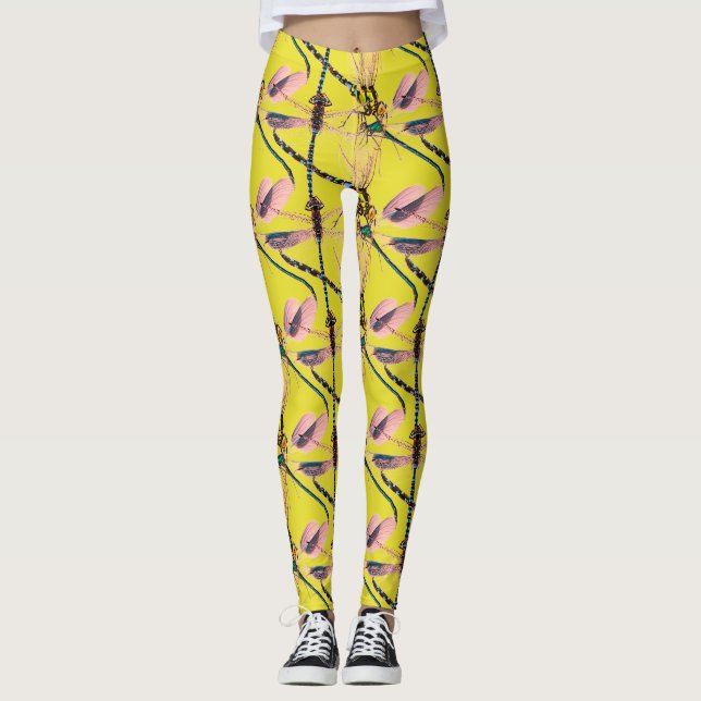 Legging Pernas de mosca amarela sunshine (Frente)