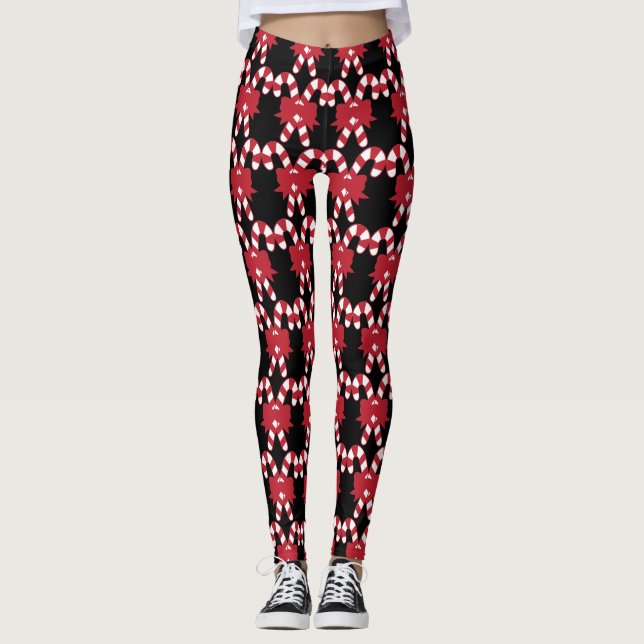 Legging Pernas de Natal na moda (Frente)