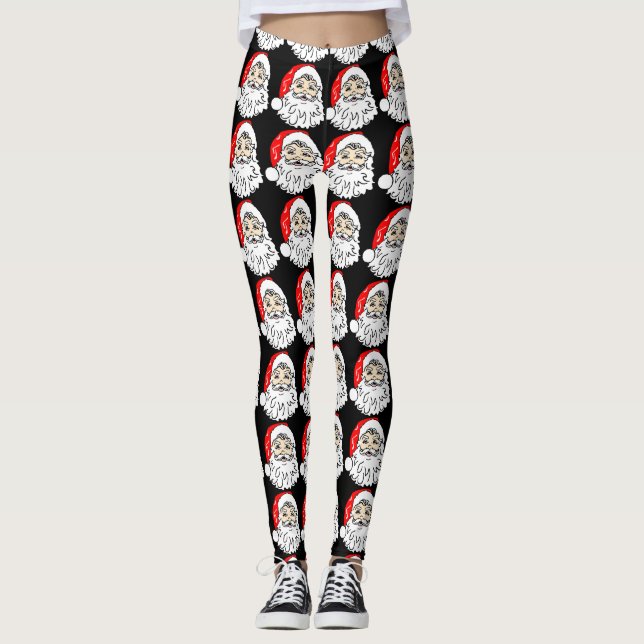 Legging Pernas de Natal na moda (Frente)