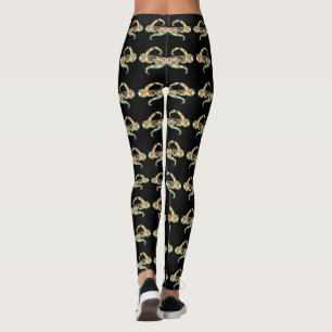 Legging pernas de olhos armados