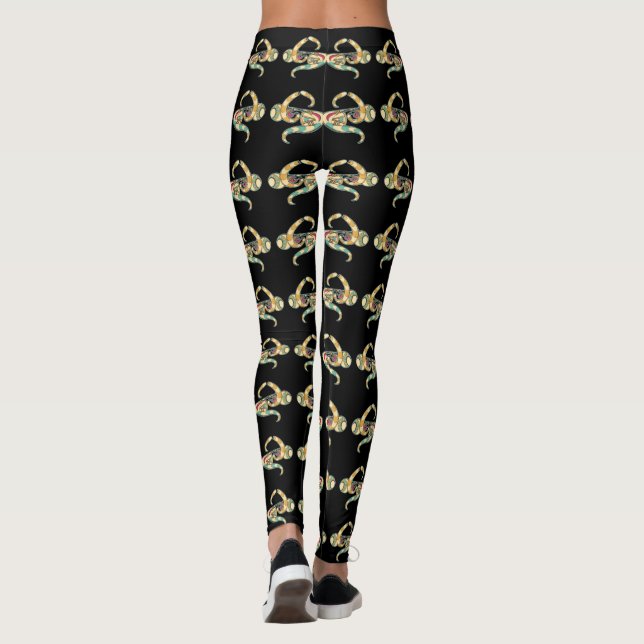 Legging pernas de olhos armados (Verso)