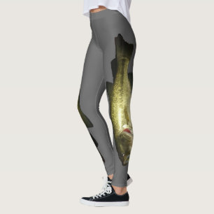 Legging Pernas de peixes de bass