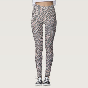 Legging Pernas de pele de cobra Snazzy