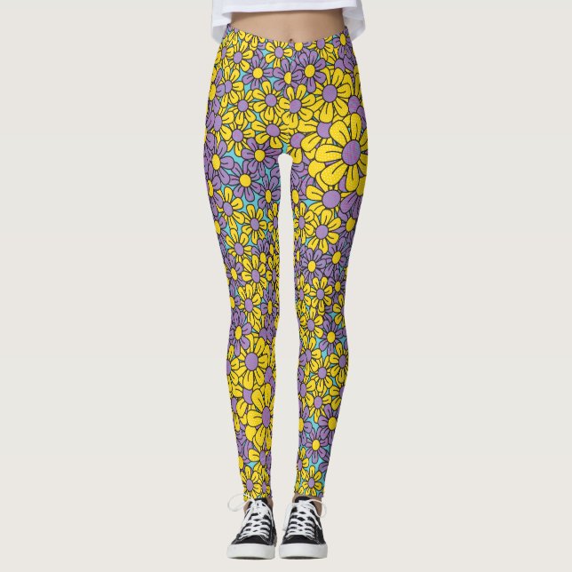 Legging Pernas de Pop da ventoinha (Frente)