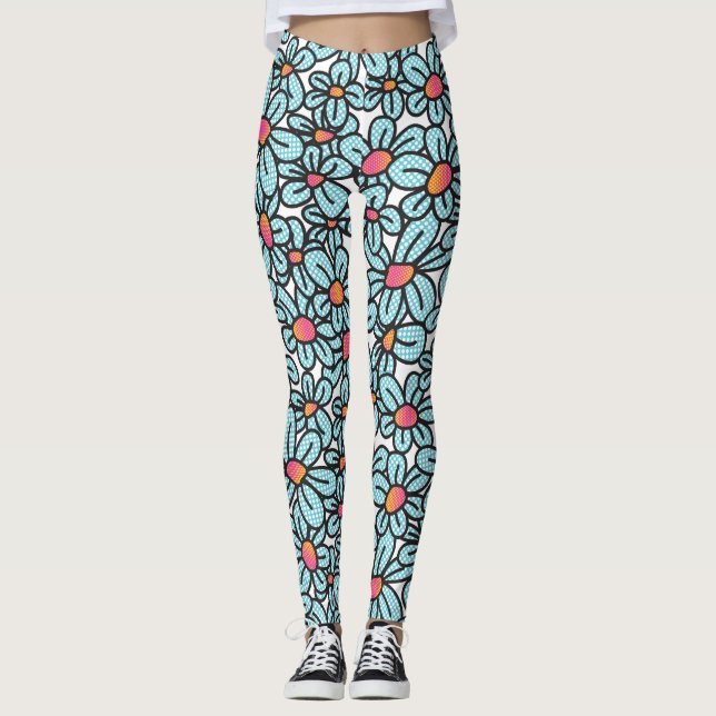 Legging Pernas de Pop da ventoinha (Frente)