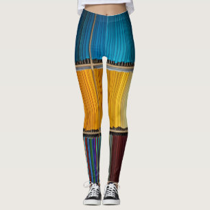 Legging Pernas de Rainbow Girl para mulheres