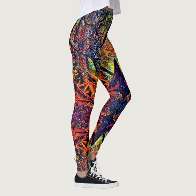 Legging  Pernas de Raízes Místicas (Direita)