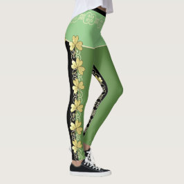 Legging Pernas de Rolagem e Shamrock n.o 2