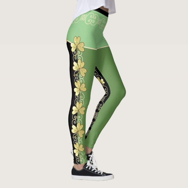 Legging Pernas de Rolagem e Shamrock n.o 2 (Direita)