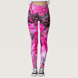 Legging Pernas de sangue de Alienígena rosa-quente