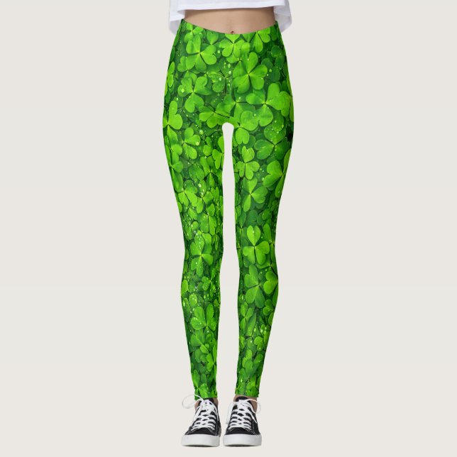Legging Pernas de Shamrock (Frente)