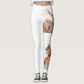 Legging pernas de tigre