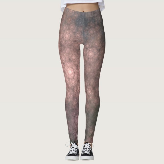 Legging Pernas de Trabalho de arte Fractais (Frente)