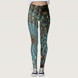 Legging Pernas de triquete fractais