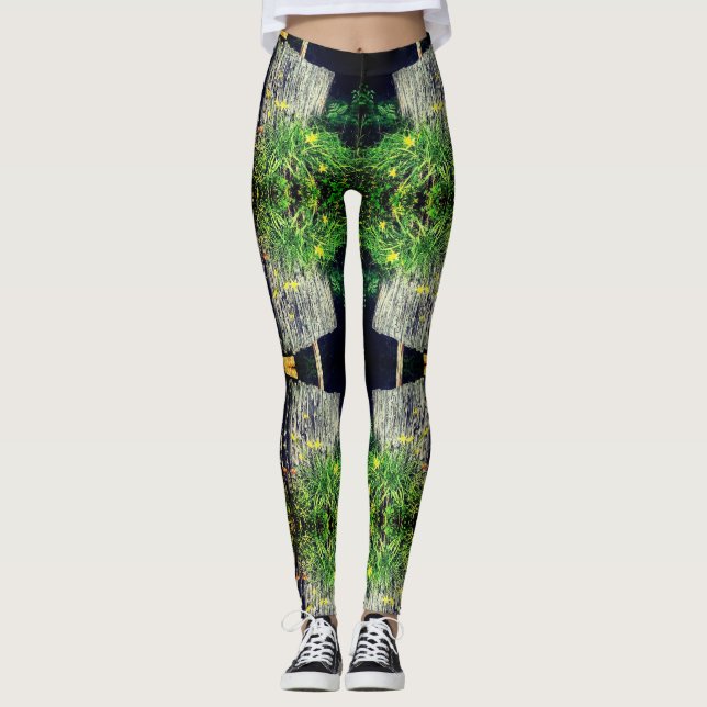 Legging Pernas de vedação de bambu (Frente)