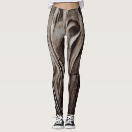 Legging Pernas Design de cogumelos 3D