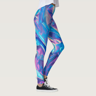 Legging Pernas do arco-íris amassadas