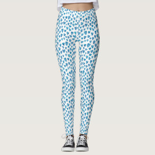 Legging Pernas do Coração Azul