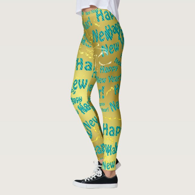 Legging Pernas do feliz ano novo (Esquerda)