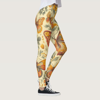 Legging Pernas do Flor da Borboleta