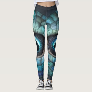 Legging Pernas dos olhos5 do dragão mosaico
