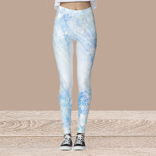 Legging Pernas em flocos de neve do inverno