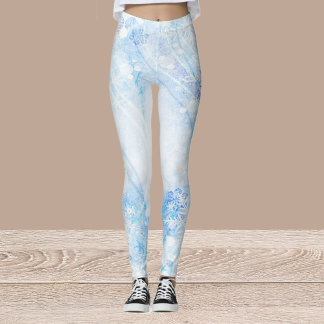 Legging Pernas em flocos de neve do inverno