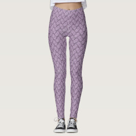 Legging Pernas Florais De lavanda