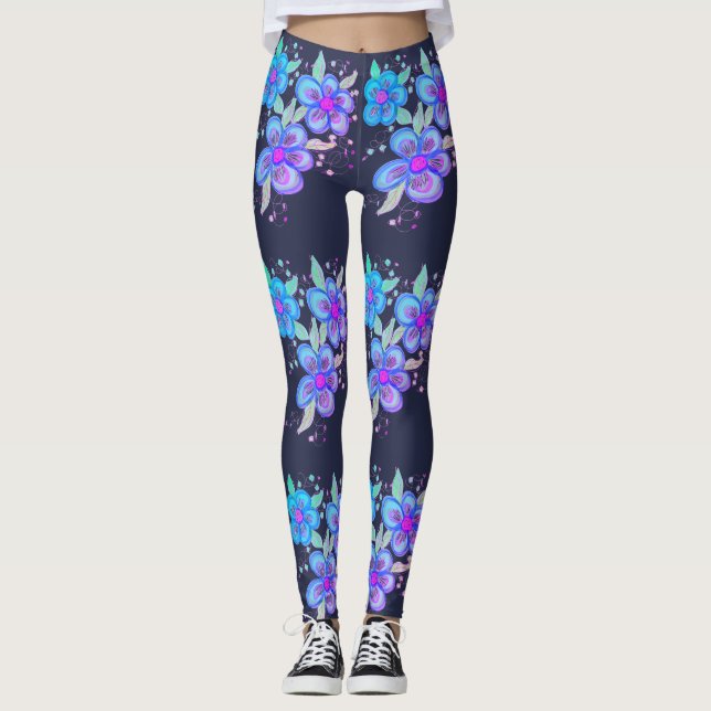 Legging Pernas Flores Divertidas (Frente)