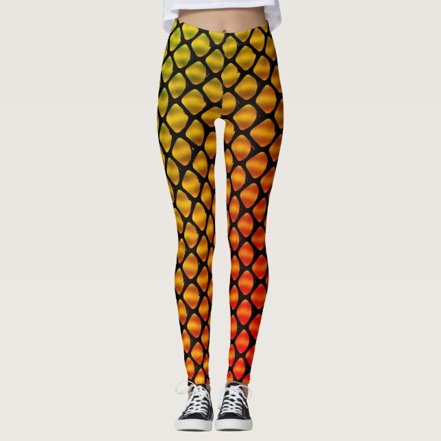 Legging Pernas laranja (Frente)