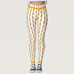 Legging Pernas laranja claras