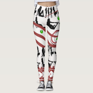 Legging pernas longas de mulheres brancas