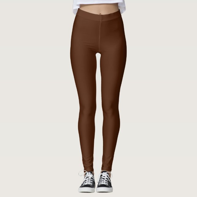 Legging Pernas Marrons Profundas (Frente)