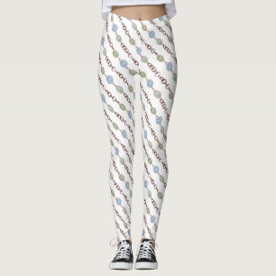 Legging Pernas - Miçangas de vidro e corrente de cobre