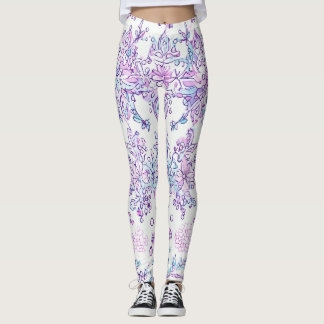 LEGGING PERNAS MULHERES IMPRESSAS FLORAL DESIGN