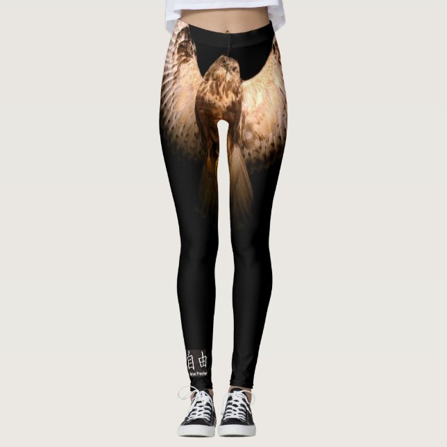 LEGGING PERNAS NEGRAS COM OWL NO VOO (Frente)