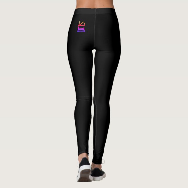 Legging Pernas negras Kanji Delicious (Verso)