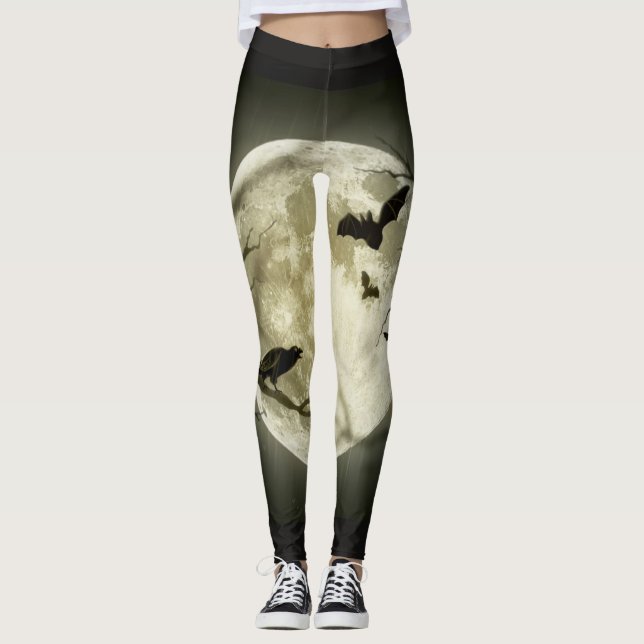 Legging Pernas Noturnas Assustadoras (Frente)