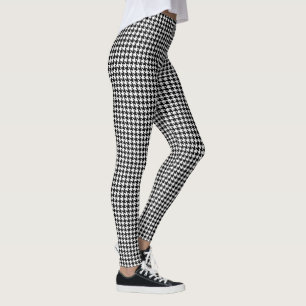 Legging Pernas para mulheres Impressão da Houndstooth