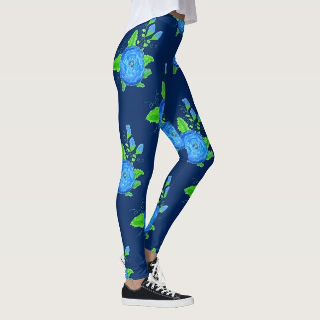 Legging Pernas Rosa azuis (Direita)