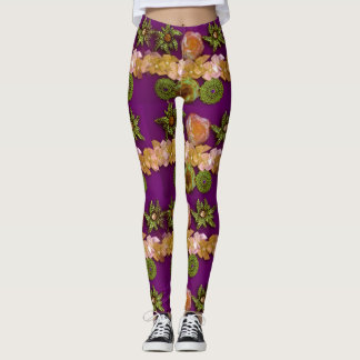 Legging Pernas roxas
