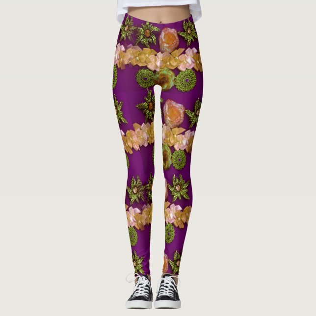 Legging Pernas roxas (Frente)